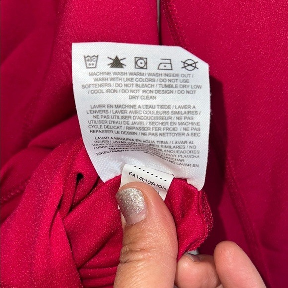 Nike‎ Red Half-Zip Dri-FIT Top - Picture 6 of 8